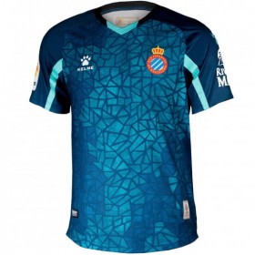 Jalkapallo Pelipaidat RCD Espanyol Vieraspaita 2020-2021 Lyhythihainen